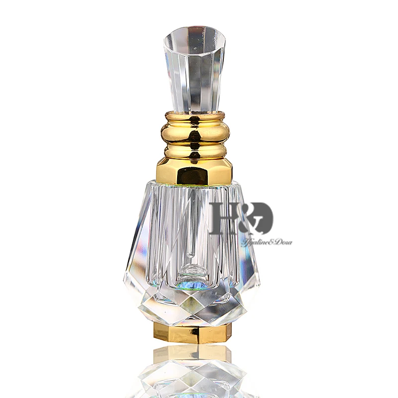

H&D 3ml Vintage Perfume Bottles Crystal Empty Refillable Home Table Decoration Bottle Wedding Gift Favors