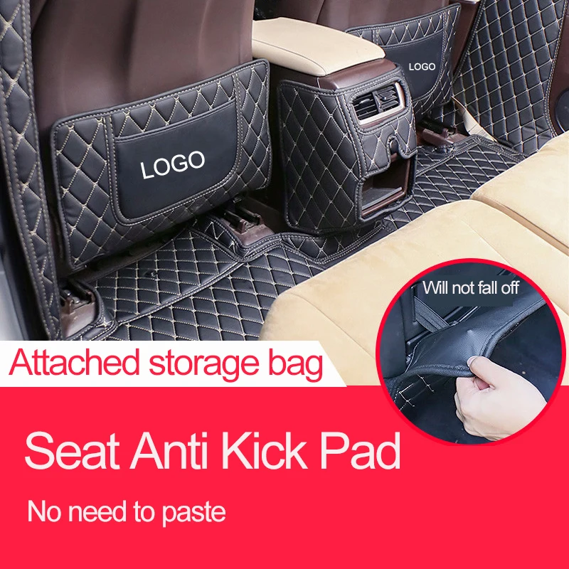 

QHCP 1Pair Car Seat Anti-dirty Mat Seat Back Kick Cover Anti Abrasion Protection Pad For LEXUS NX200 300 ES200 250 RX300 450H