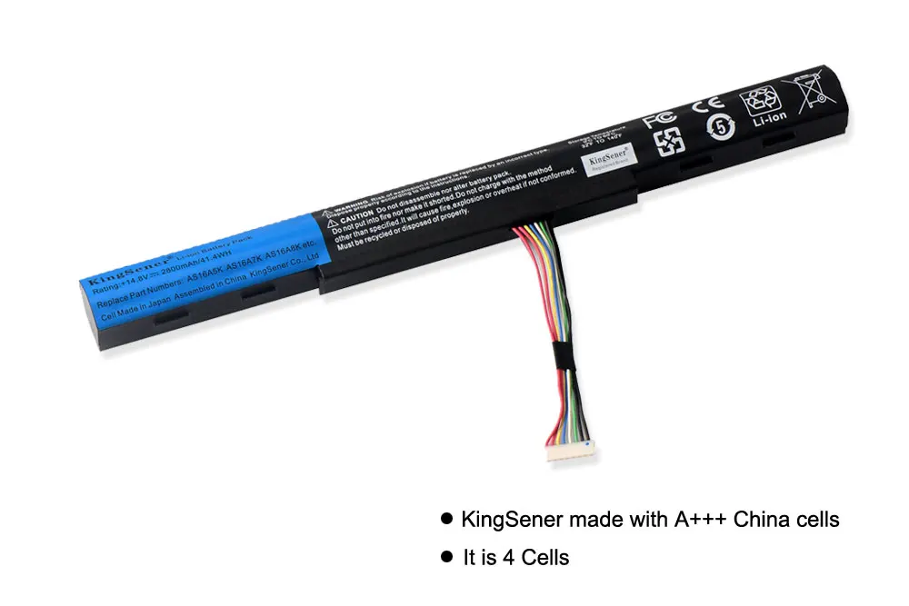  KingSener AS16A5K AS16A7K AS16A8K Laptop Battery for Acer Aspire E15 E5-475G E5-575G E5-575T E5-575
