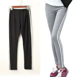 Новое поступление, модные женские спортивные брюки с эластичной резинкой на талии, удобные повседневные простые тонкие леггинсы для