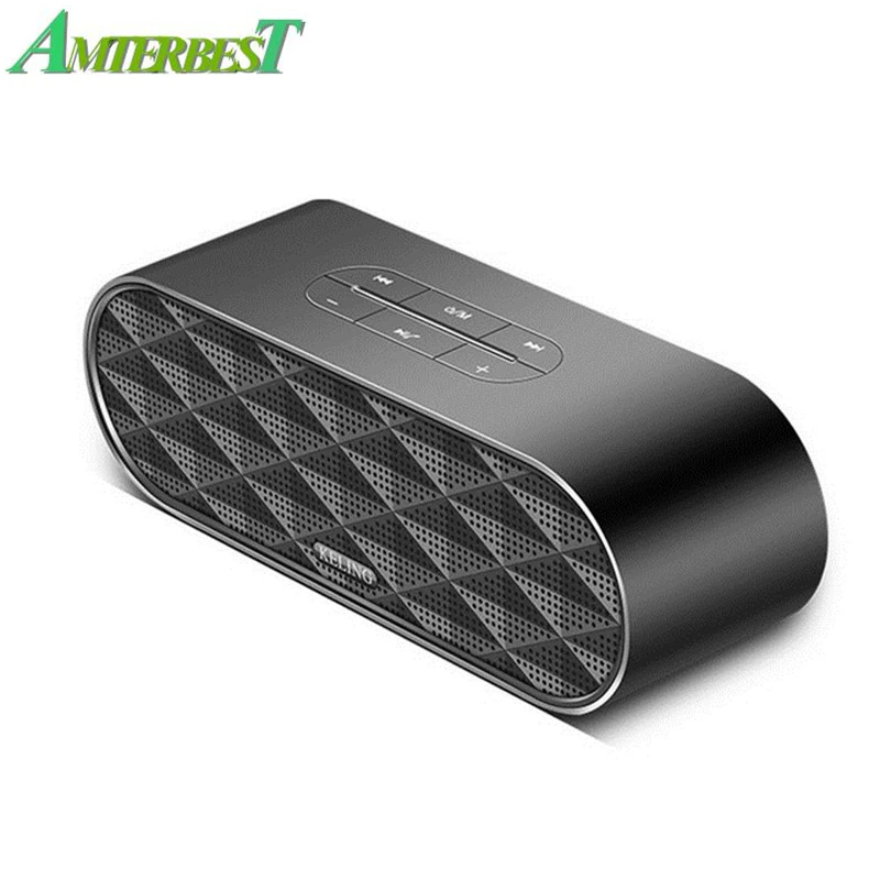 

AMTERBEST Portable Bluetooth Speaker TF USB Player Hi-Fi Dual Loudspeakers Computer Subwoofer Wireless Speakers For Mobile Phone