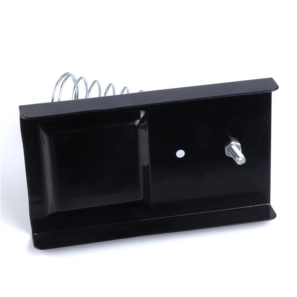 E-012 Soldering Iron Support Stand Holder Base Metal Rectangle Solder Support Station Soldering Iron Safety Protecting Base