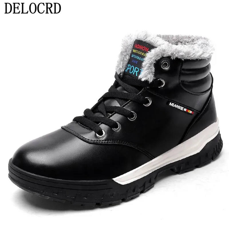 

Winter New Snow Boots Men 45 Big Size 46 Boots 47 High to Help 48 Cotton Shoes Waterproof Boots Warm Plus Velvet Cotton Boots
