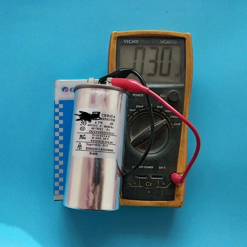

Genuine Air Conditioning Capacitor Compressor start capacitor CBB65 Air Conditioning Capacitor 20UF
