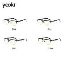 Модные голубые легкие очки металлическая оправа Ретро Анти голубой луч компьютерные очки винтажные дизайнерские квадратная рамка для очков