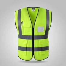 SPARDWEAR Hi vis жилет безопасности светоотражающий логотип печать Рабочая одежда
