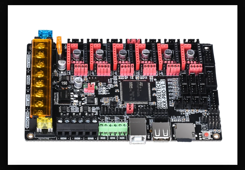 Bigtreetech Skr Pro Placa de Controle para Tmc2208 V1.1 Tmc2130 Uart Spi Upgrade 32 Bit Cnc 3d Placa da Impressora Dupla z -eixo Skr V1.3 22 Peças e acessórios em 3D