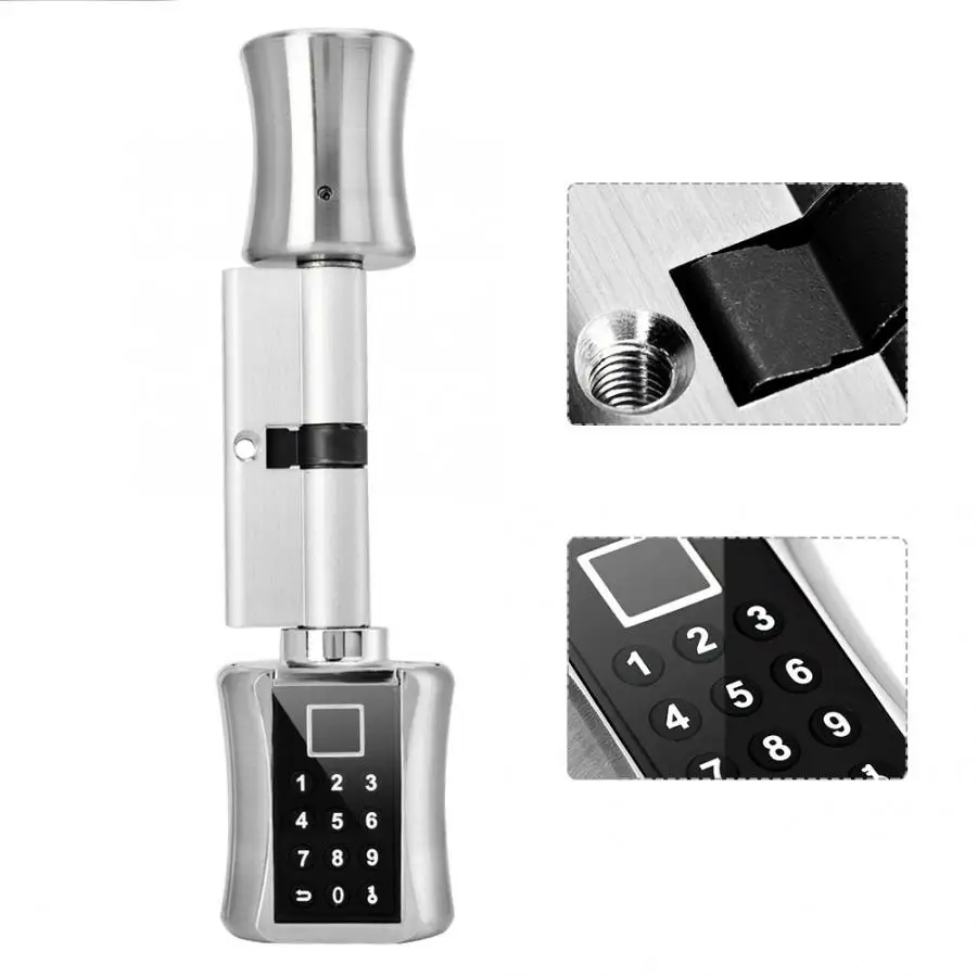 Intelligent Biometric Fingerprint Scanner Smart Door Lock Password