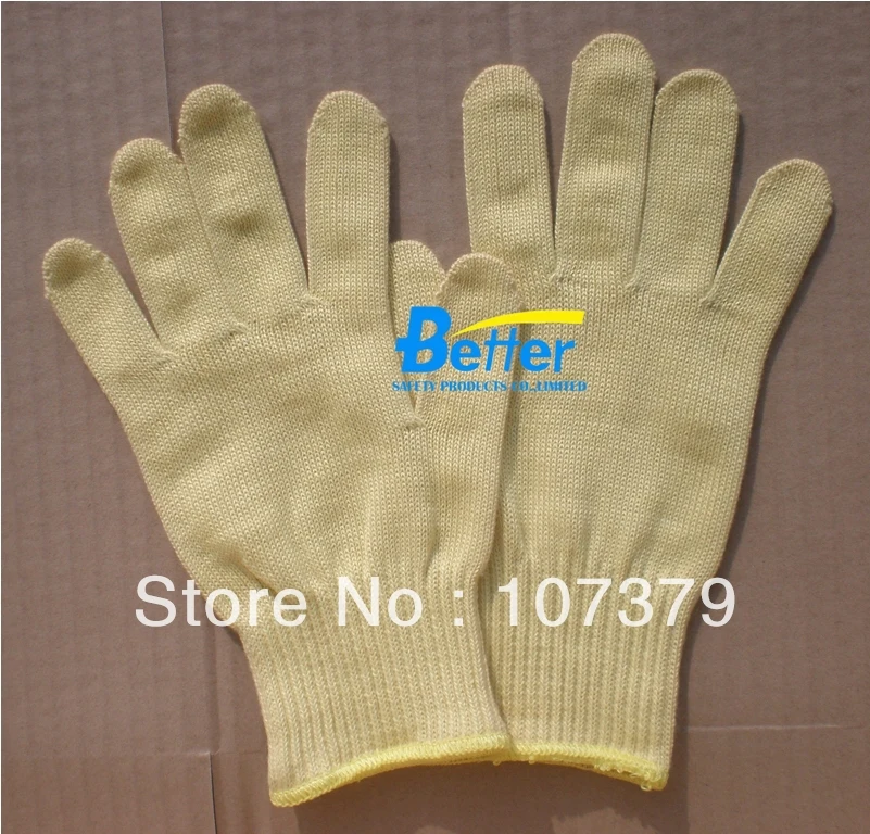 Арамидных Текстильные перчатки сталь перчатка HPPE анти перчатка с защитой от порезов арамидных волокно устойчивы работы перчатки
