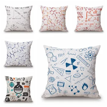 

Creative math formula Cushion covers Modern style personalization Throw Pillow Covers For Bedroom Sofa Decoration