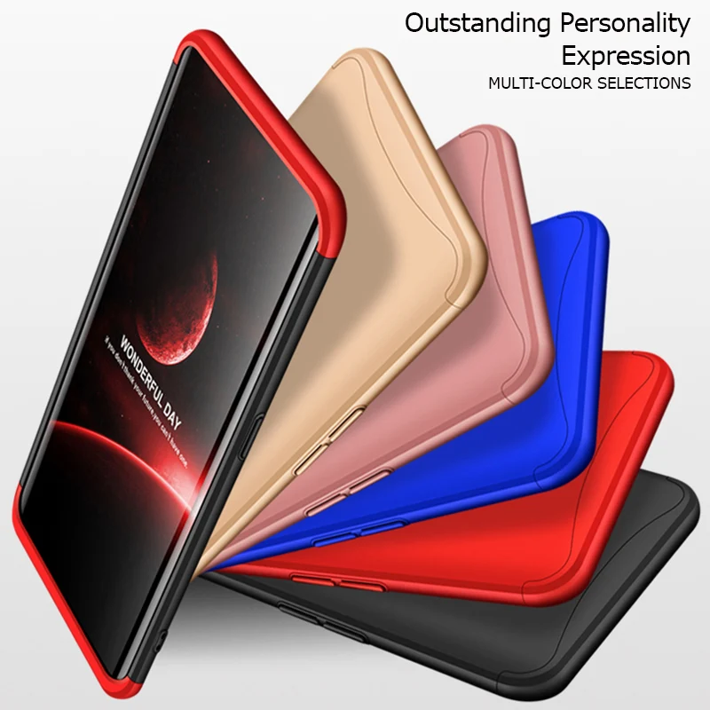 

360 Full Degree Protection Case For OPPO AX7 A7 F11 Pro Realme C2 A1K Realme X A9 RX17 Neo K1 R15X A79 A83 a1 F5 A73 Cover