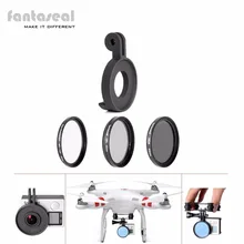Fantaseal 5-in-1 43mm Lens Filter Kit for GoPro FPV Lens Filter Kit w/ CPL+ND8+MCUV fit for DJI Phantom1 / Phantom2 Quadcopter