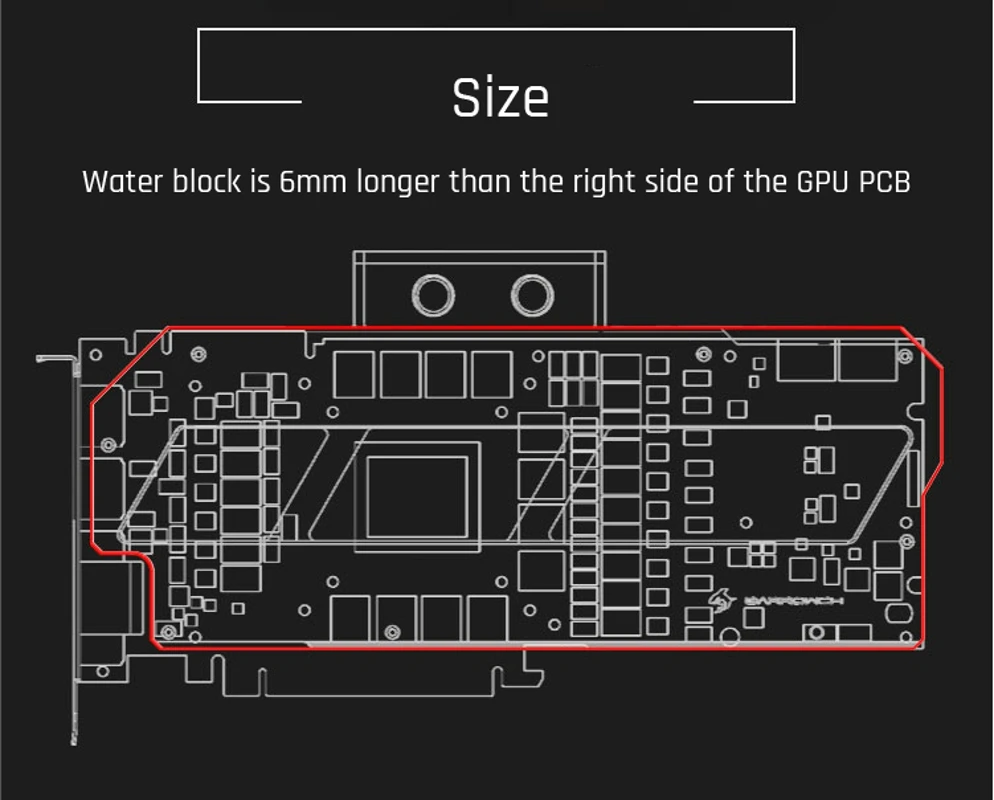 Barrowch FB-NVG2080T-PA LRC2.0 GPUBlocks термометр с цифровым дисплеем алюминиевый сплав панель для Основатель Edition RTX2080Ti/2080