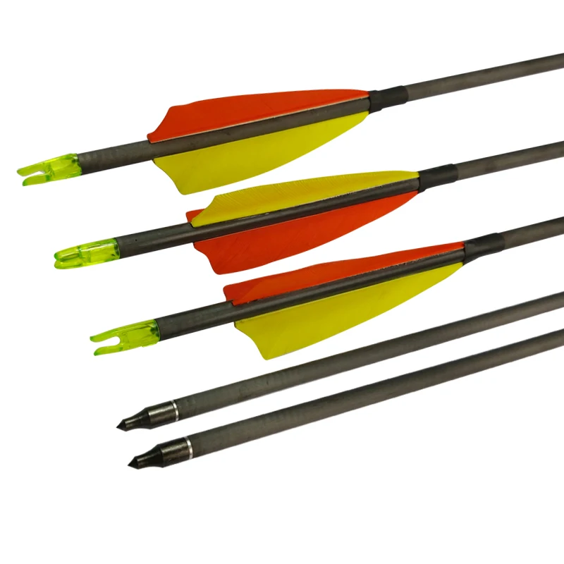 20 Stück Bogenschießen Pfeilnocken Orange - Für Compound & Recurve Bogen - 14mm Länge