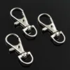 Good Deal Hook Keychain Findings Clips-Key Key-Ring Clasps Split Silver-Color Wholesale 10pcs Rhodium 32847697716
