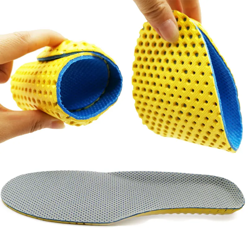 Растягивающиеся дышащие дезодоранты для бега стельки для ног соты подошвы стельки для обуви подошва ортопедическая прокладка пены памяти