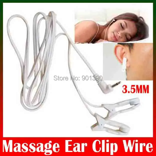 Массажный ушной зажим соединение для электрода свинцовая проволока сна