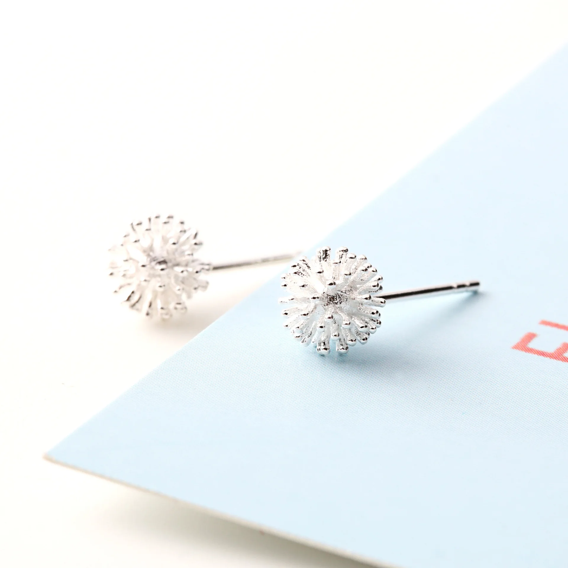 Dandelion earring 100 925 Sterling silver Jewelry fashion