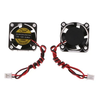 

DC 12V 0.06A 2-Pin 25x25x10mm PC Computer CPU System Brushless Cooling Fan 2510