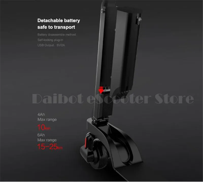 HX X6 Folding Electric Scooter Two Wheel Electric Scooters Mini Protable Backpack E-Scooter Electric Bike Ebike (4)