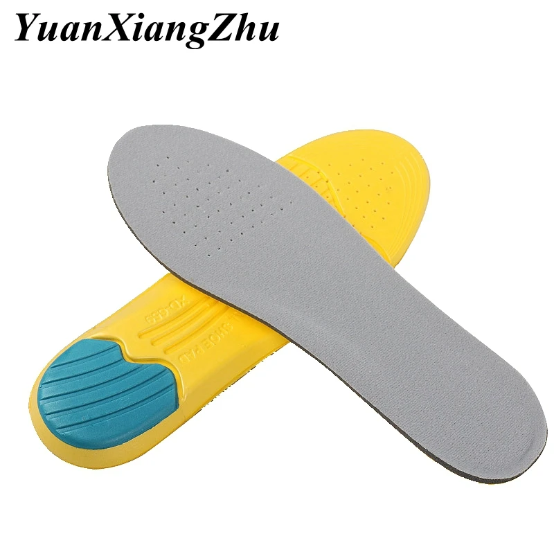 1pair Sport Insoles For Shoes Unisex Thickening Shock Absorption Breathable Basketball Shoes Pads Memory Foam Soft Insole HD1