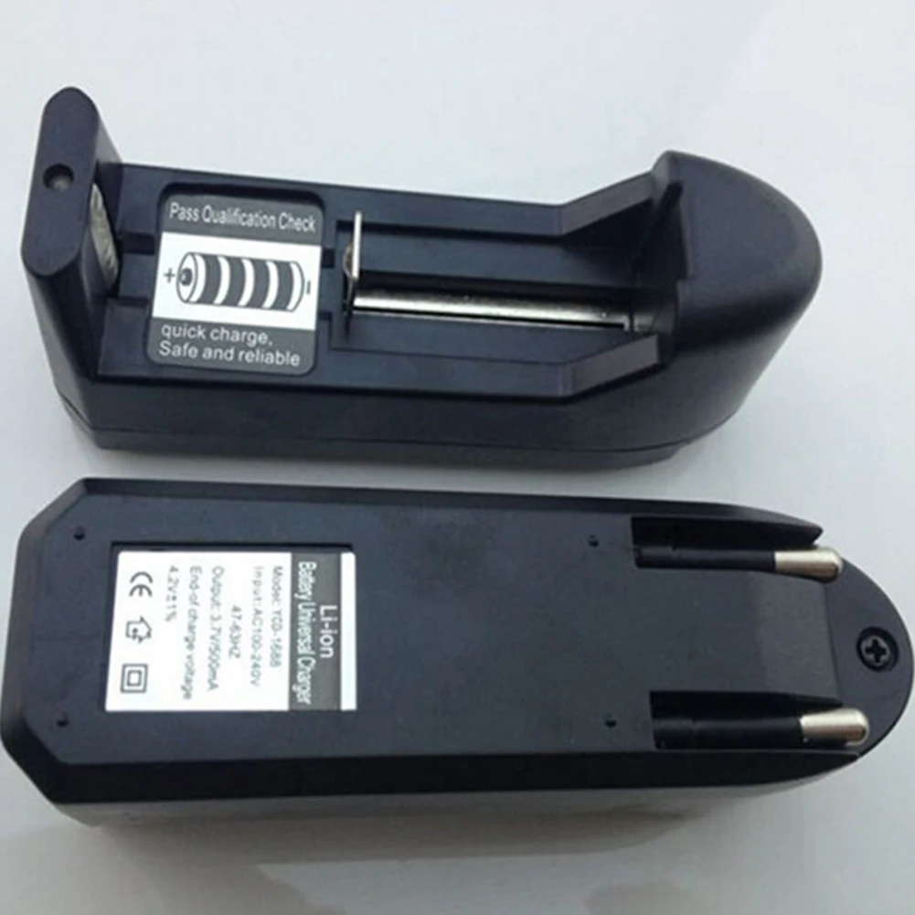 1 шт. черный 3,6 В ЕС вилка универсальная батарея зарядное устройство для CR123A 18650 16340 14500 AA AAA литий-ионная аккумуляторная батарея