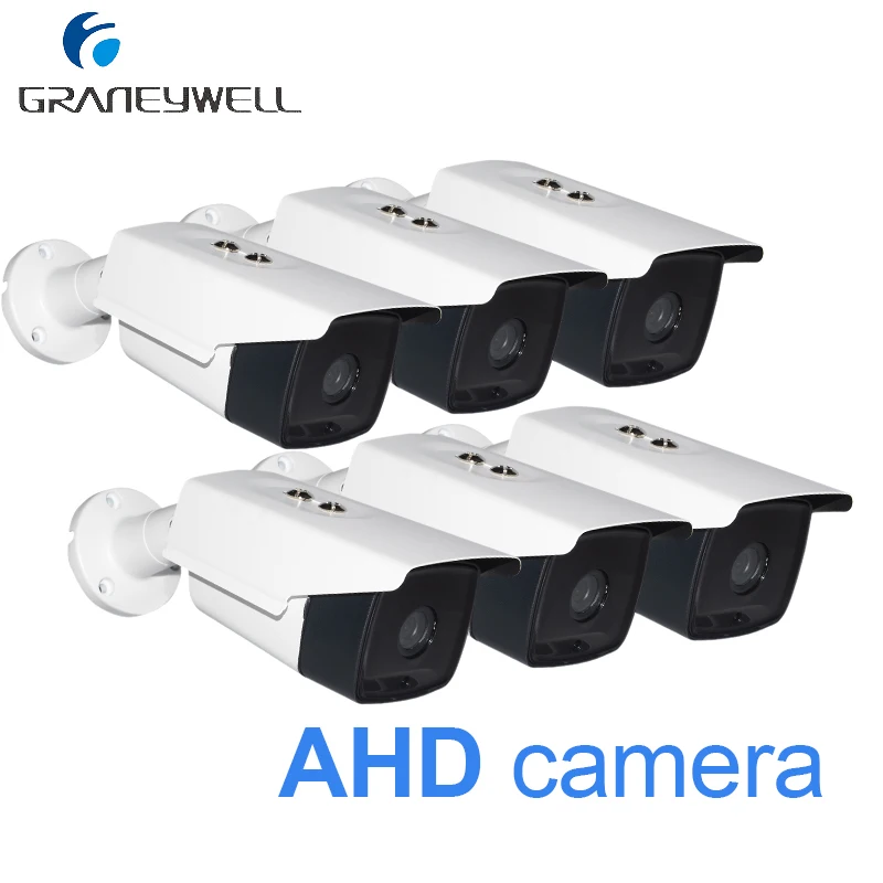 

6 PCS 1080P CCTV Camera AHD 36 IR LEDs Night Vision Outdoor Waterproof Bullet Video DVR Home Security Video Surveillance Camping