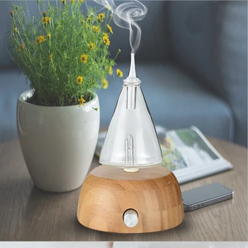 

Wooden Aromatherapy Essential Oil Nebulizing Diffuser Air Purifier Dispenser Air Freshener Perfume Dispenser Aroma Misting