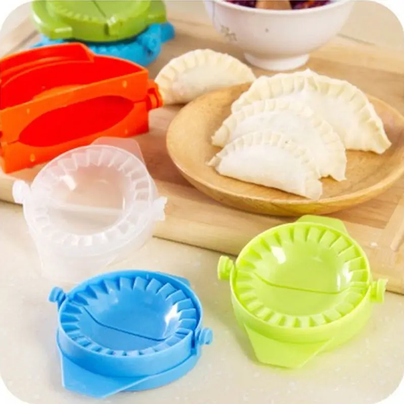 DIY Dumplings Tool Fashion Kitchen Useful Easy Dumpling Tools Convenient Dumpling Maker Device DIY Mold Gadgets Random Color Hot