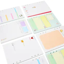 Kawai вкладыш 6 отверстий планировщик наполнитель документы для Filofax/спираль/застежка для блокнота пополнения внутренние страницы ежедневно