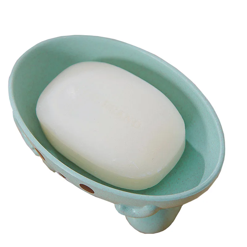 XUNZHE 1 шт. мультяшная Коробка для мыла из пшеничной соломы аксессуары ванной