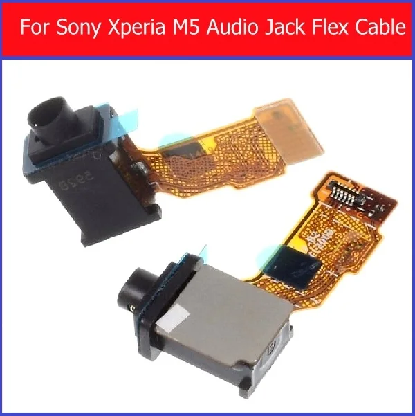 

Audio Jack Flex Cable For Sony xperia M5 Daul E5603 E5606 E5653 Earphone Jack & Headphone port Flex Cable with waterproof glue