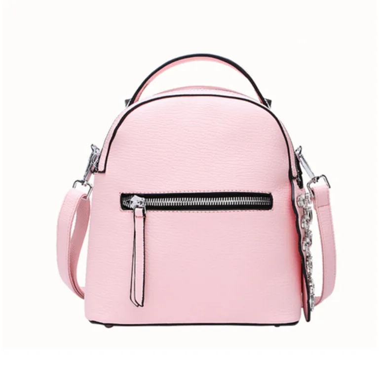 

pink backpack korean fashion women leather backpack small cute girls backpacks for travel mochilas feminina children school bags