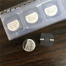 

100pcs 25V 220UF SMD 8x10mm Aluminum Electrolytic Capacitor