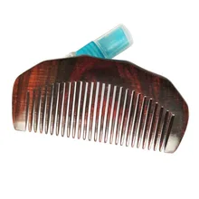 Натуральный красный деревянный гребень карманный гребень для бороды ручной работы Инструменты для мужчин и женщин Уход за волосами