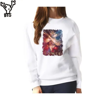 

Wonder Woman Harajuku Sweatshirt Women Cool Ladies Movie Long Sleeve Pink Sweatshirt Hoodie Fashion Casual Pullover Clothing