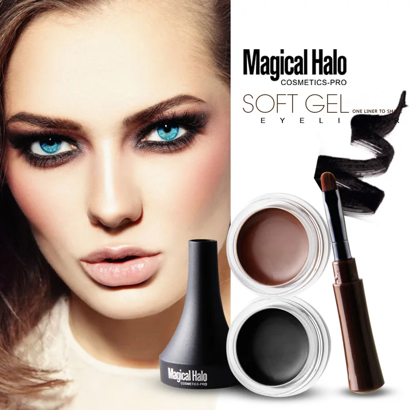 Magical Halo Smooth Eye Liner Профессиональный гель для подводки глаз долговечный