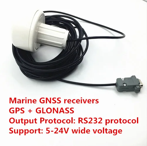 STOTON Marine RS232 DB9 connector protocol for industrial applications GNSS GPS GLONASS receiver antenna operating voltage 5-24V
