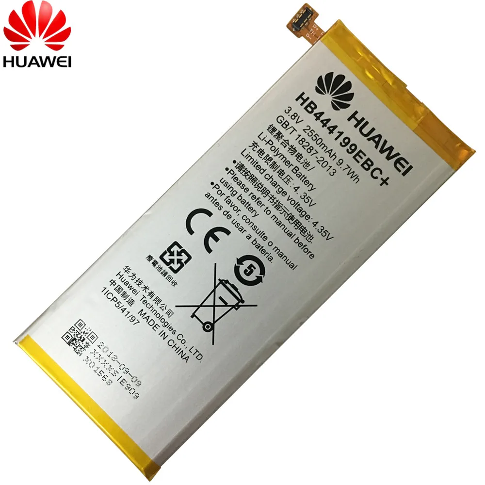 Hua Wei сменный аккумулятор для телефона HB444199EBC+ для huawei Honor 4C C8818 CHM-CL00 CHM-TL00H/G Play Mini 2550 мАч