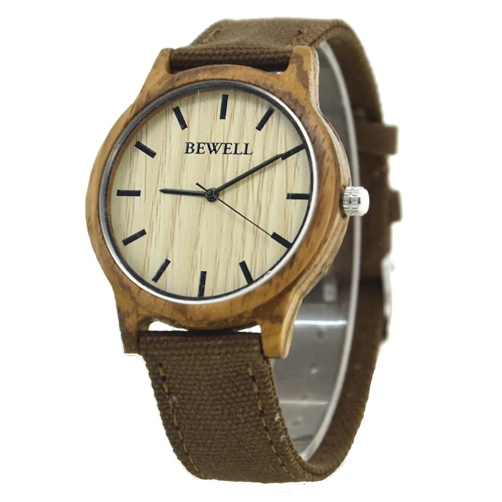 BEWELL WOODEN WATCH