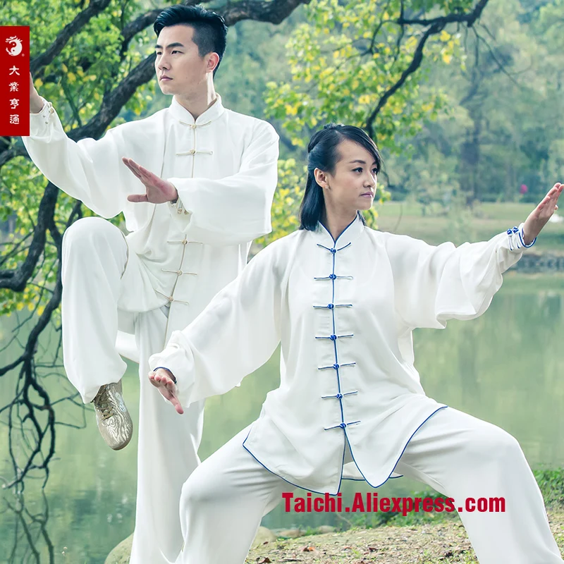 

spring and summer seasons in tai chi clothing cotton clothes clothing old martial arts exercise Taijiquan male clothing