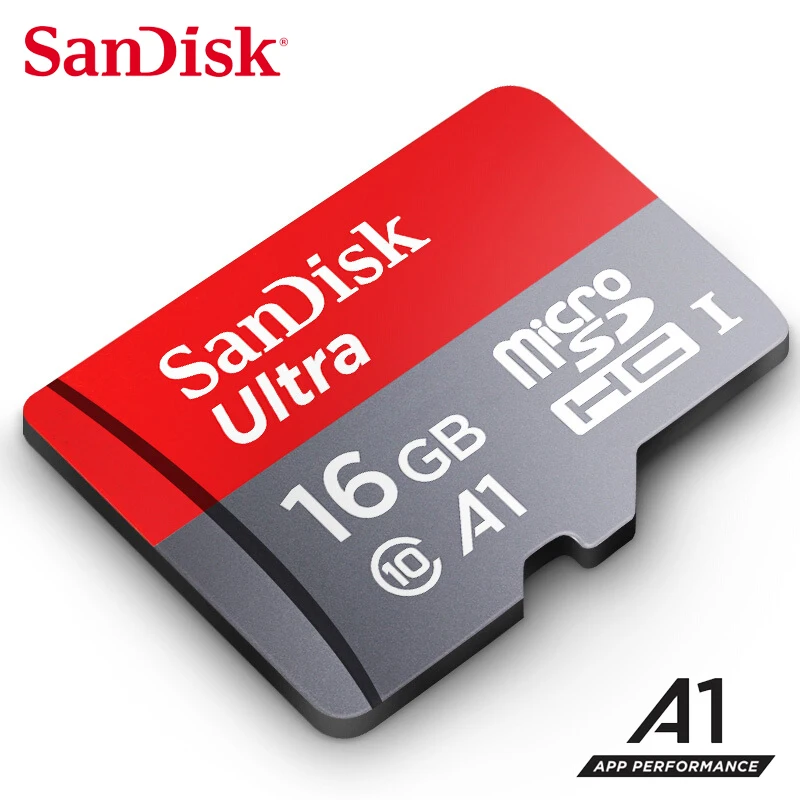 Дешевый Sandisk micro SD 32 ГБ 16 ГБ U1 узнать до 98 МБ с. TF карты флэш памяти microSD 128 ГБ 64 ГБ до 100 МБ с. Class10 для смартфонов