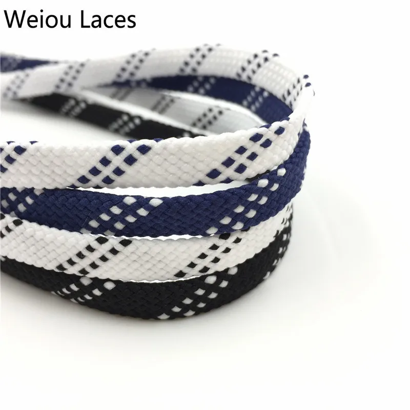 Распродажа 30 пар/лот Weiou легкоатлетические спортивные туфли женские плоские шнурки для детей и взрослых унисекс полосатые шнурки Tublar шнурки