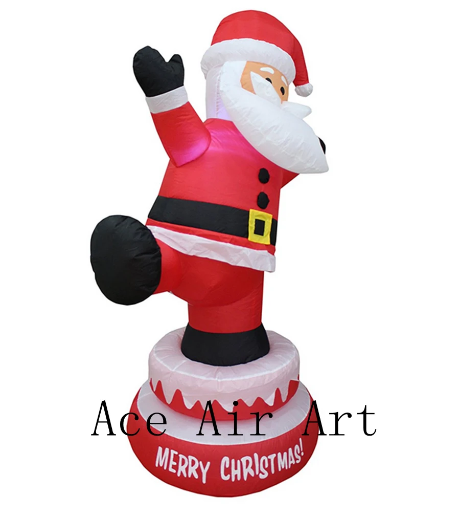 Ordinary Christmas Inflatable Part - 14: Lighted Animated Christmas Inflatable Santa Claus Outdoor Indoor Yard Decoration-in Party Backdrops From Home U0026 Garden On Aliexpress.com | Alibaba Group