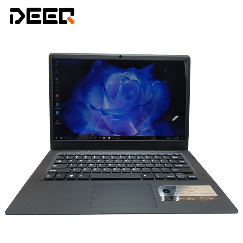 Бесплатная доставка 14 дюймов laptopWindows10 система с 4G ram 64G EMMC In tel X5 Z8350 компьютер HDMI wifi