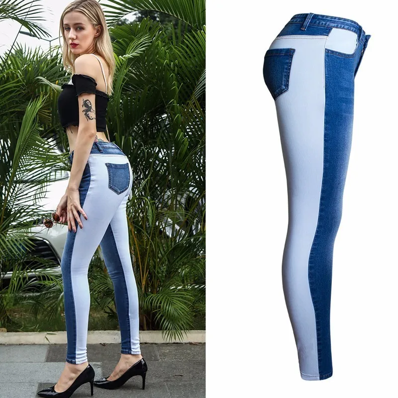 

Women Casual High Waist Pencil Elastic Skinny Jeans Female Streetwear Bodycon Cowboy Denim Trousers Ladies Sexy Hot Jean Pants