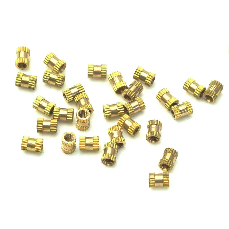 

Copper Inlaid Pieces Of Injection Molded Copper Nuts Roller Flower Insert Nut M6*8*8