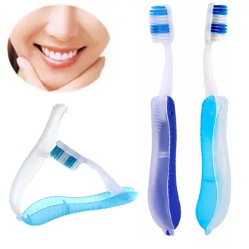 

New Hygiene Oral Sanitary Foldable Toothbrush Outdoor Travel Camping Portable Tooth Cleaner Brush Health Care Tool Disposable