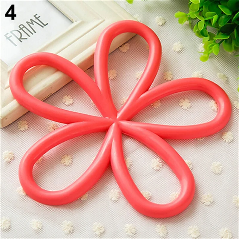 ساخنة جديدة زهرة الشكل pvc مكافحة زلة حصيرة الحرارة سادة العزل طاولة المطبخ المفارش 91YP ساخنة جديدة زهرة الشكل pvc مكافحة زلة حصيرة الحرارة سادة العزل طاولة المطبخ المفارش 91YP