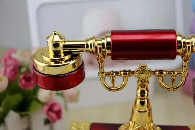 Для влюбленных Свадьба Home Decor дешевые Music Box классической телефонной фигурка рабочего стола шкатулка роскошный подарок высокое качество Music Box